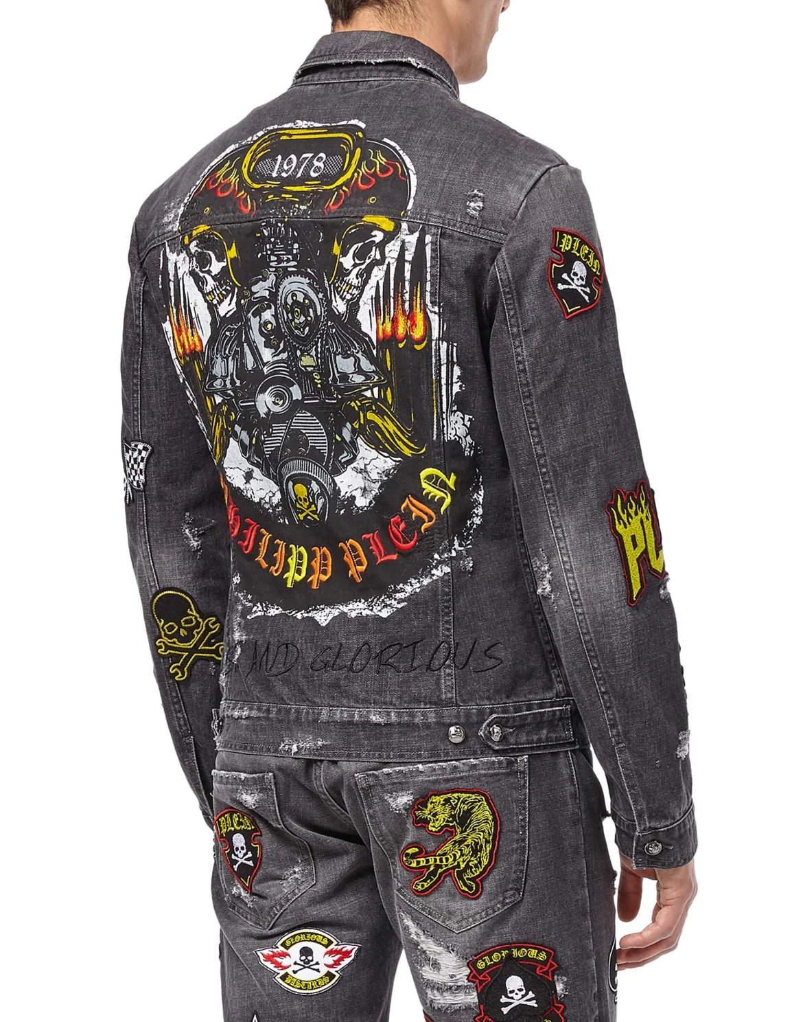Denim Jacket "Too far", цвет: Черный