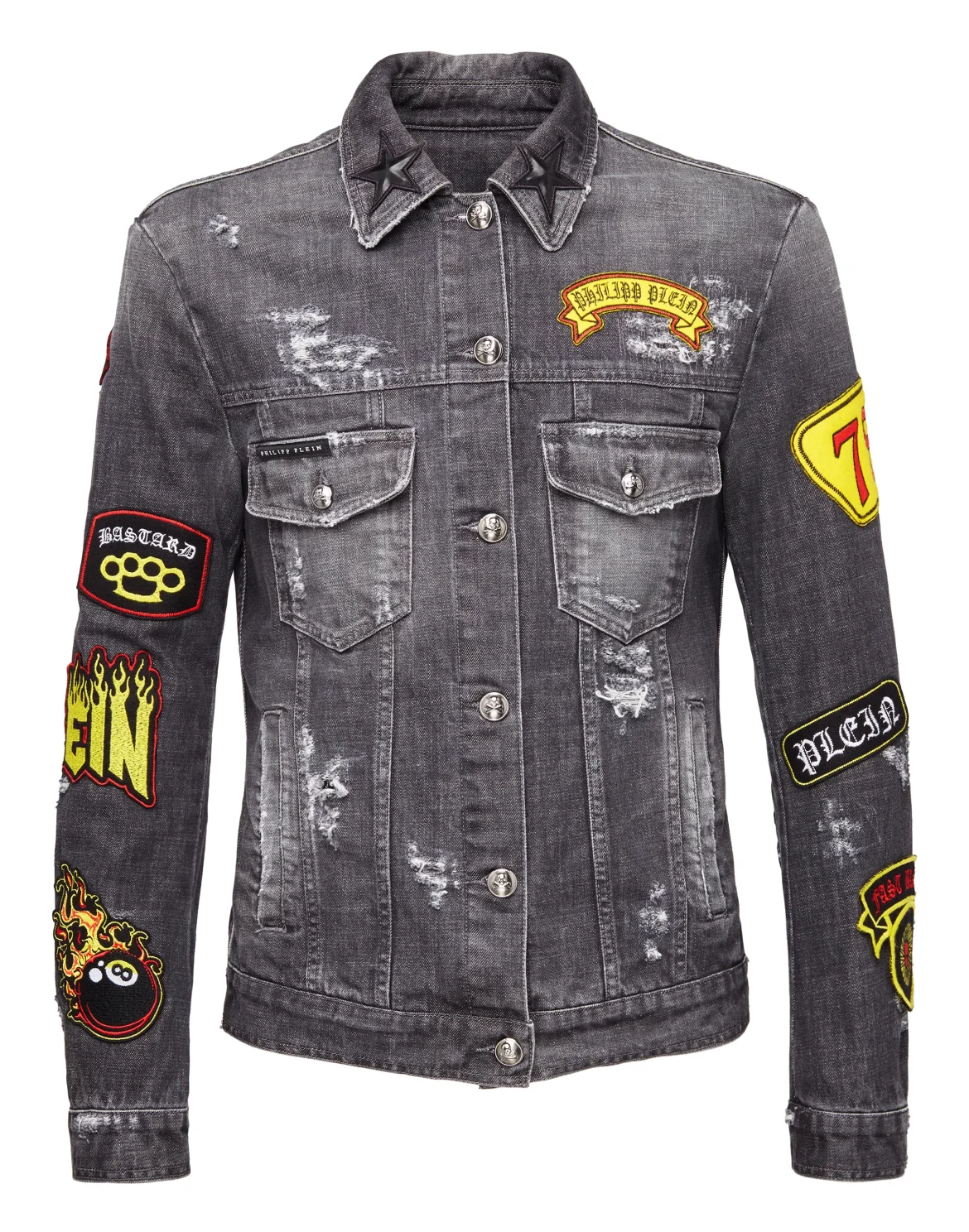 Denim Jacket "Too far", цвет: Черный
