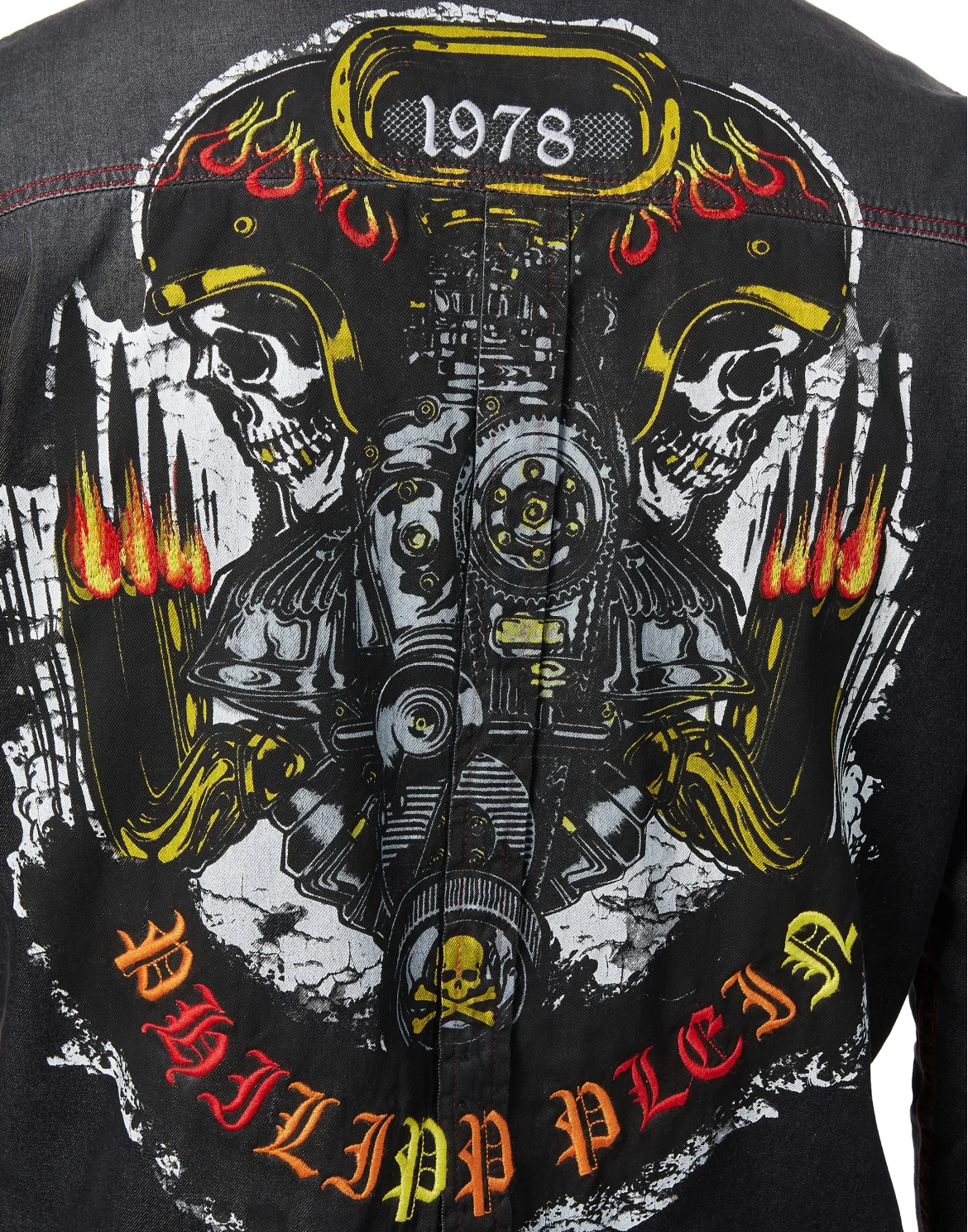 Denim Shirt Ls "GT", цвет: Черный