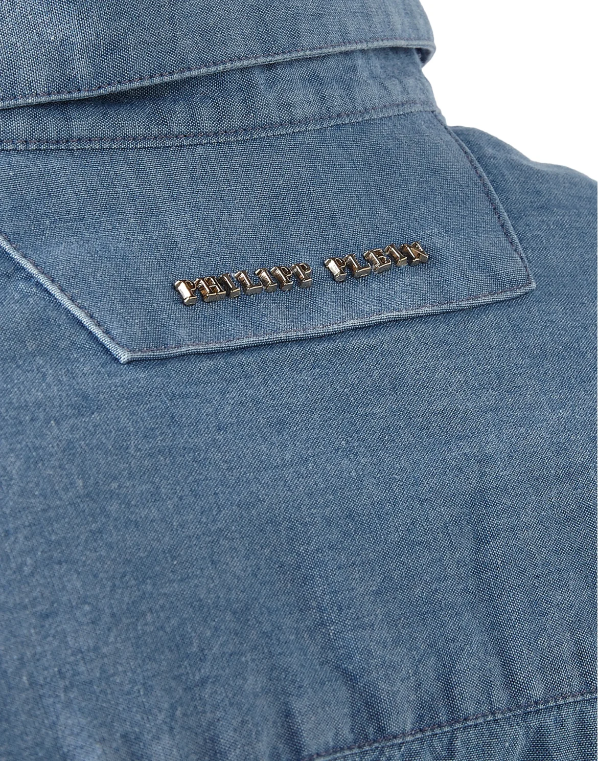 Denim Shirt Ls "Crazyness", цвет: Синий