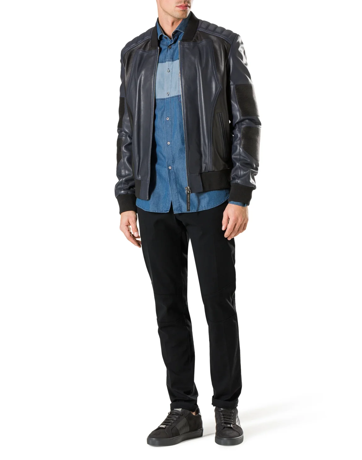 Denim Shirt Ls "Gordon", цвет: Синий