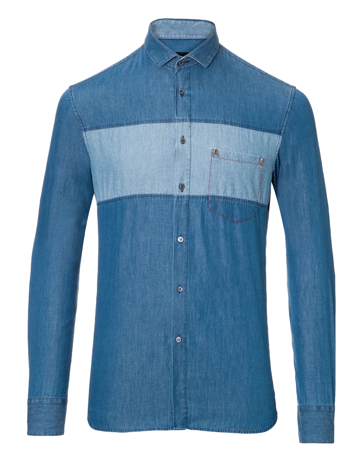 Denim Shirt Ls "Gordon", цвет: Синий