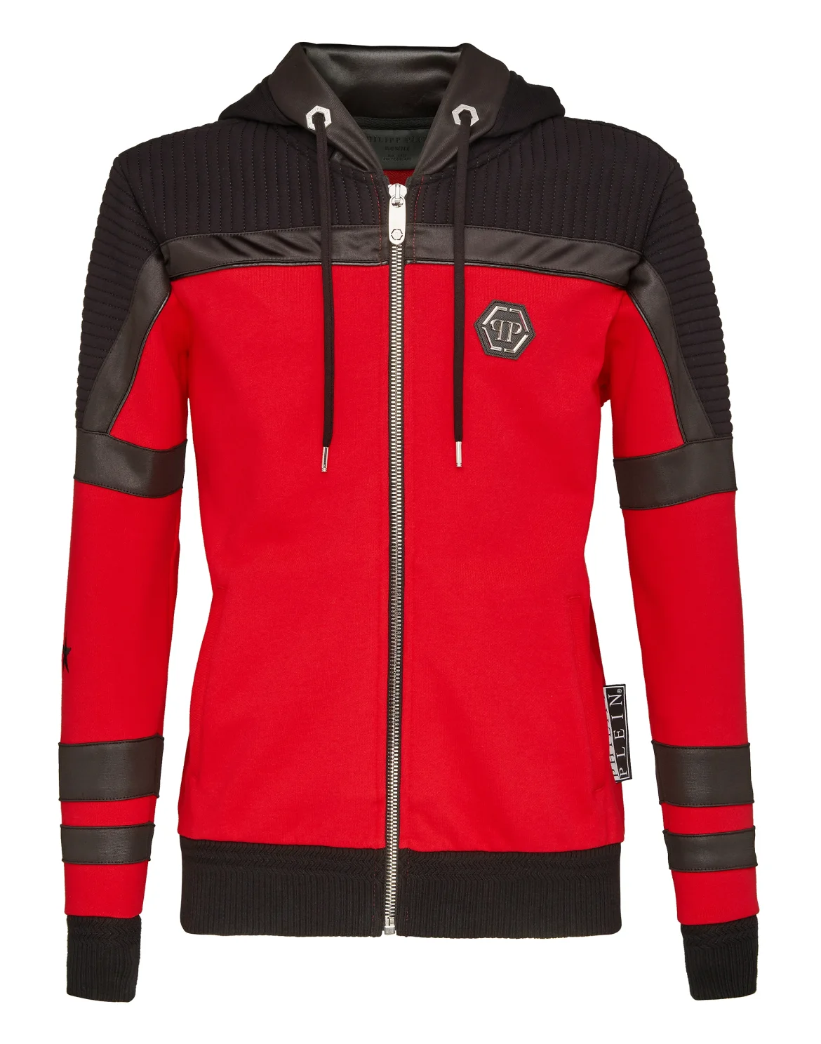 Hoodie Sweatjacket "They Make Me Run", цвет: Красный
