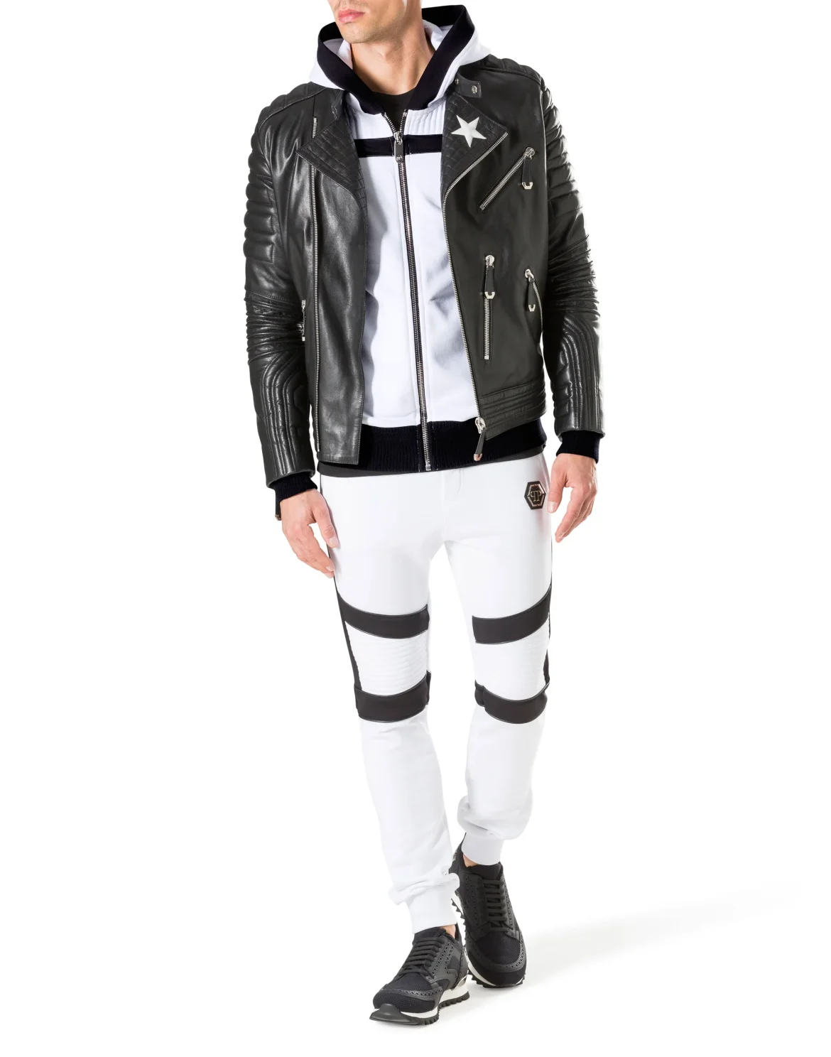 Hoodie Sweatjacket "Born This Way", цвет: Белый