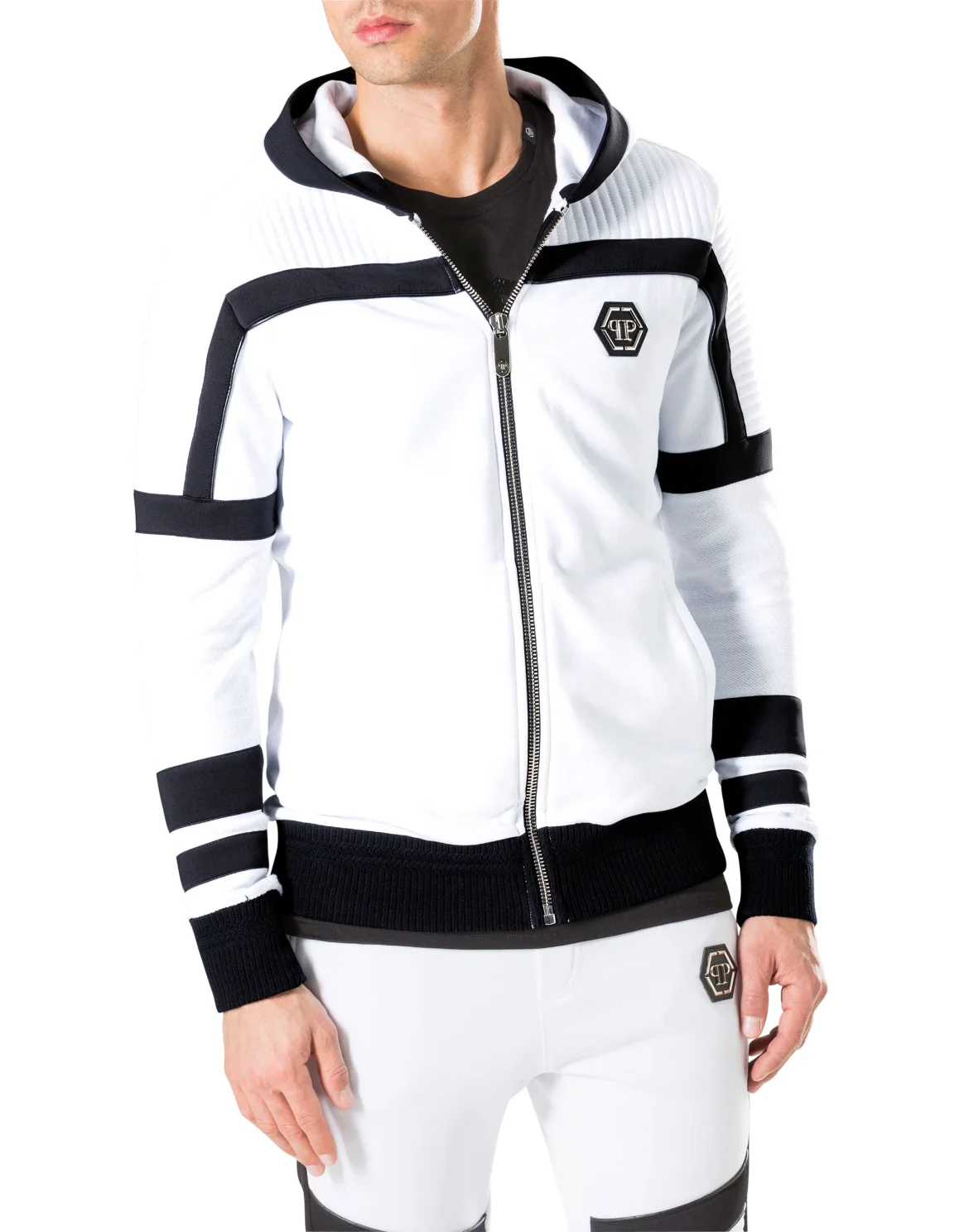 Hoodie Sweatjacket "Born This Way", цвет: Белый