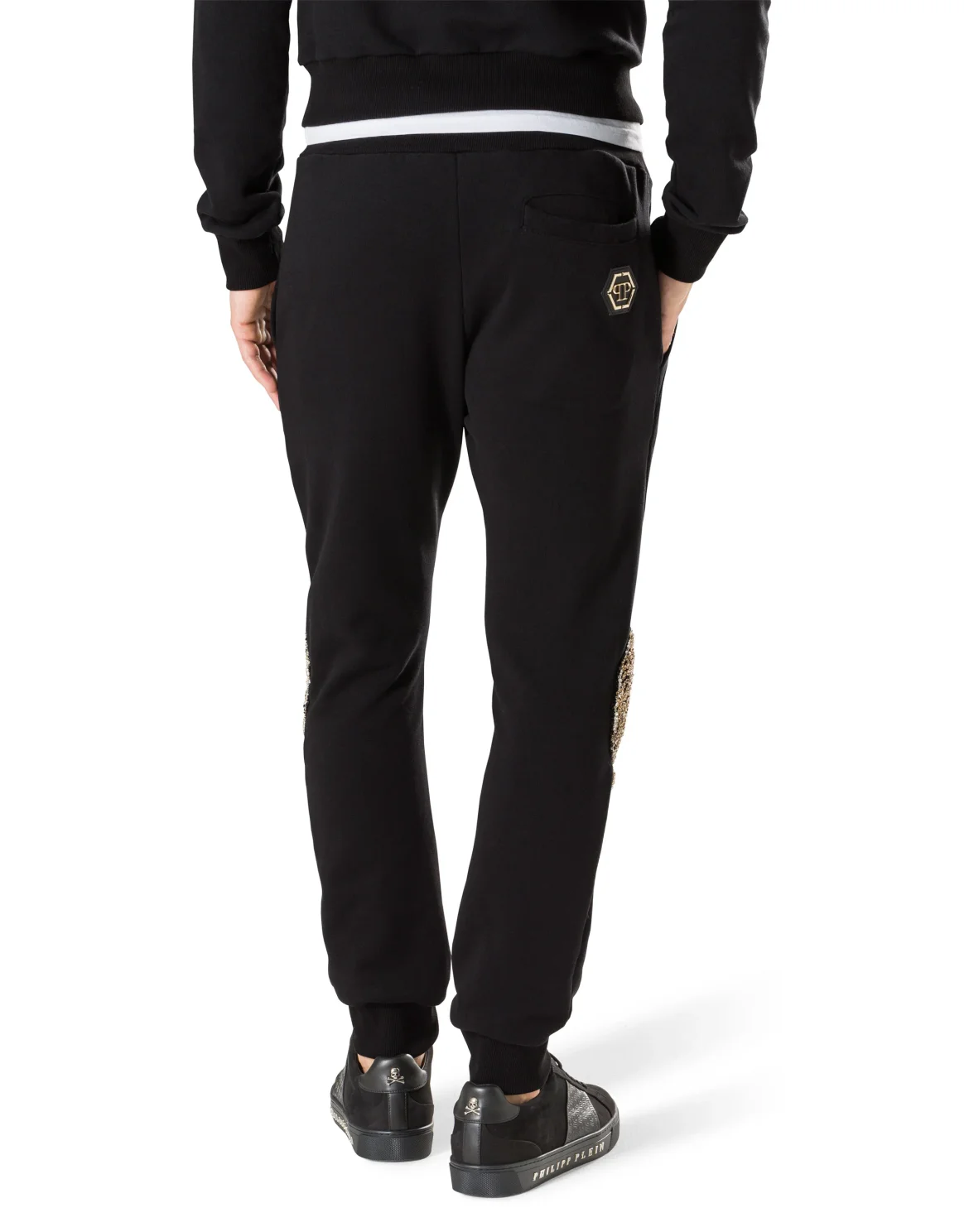 Jogging Trousers "I Don't Want To Wait", цвет: Черный