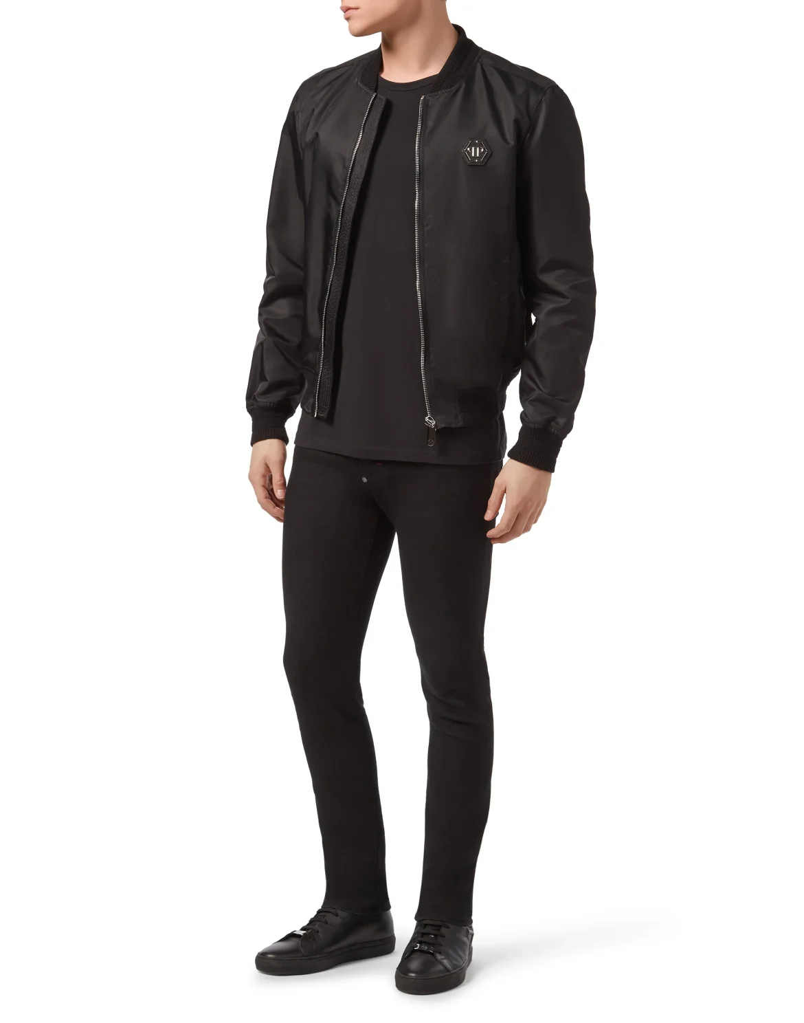 Nylon Jacket "Without me", цвет: Черный