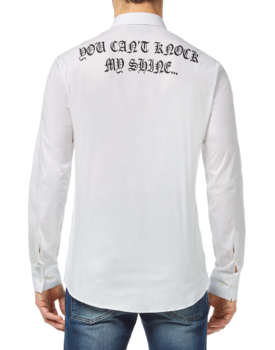 Shirt Platinum Cut LS "Clarence", цвет: Белый