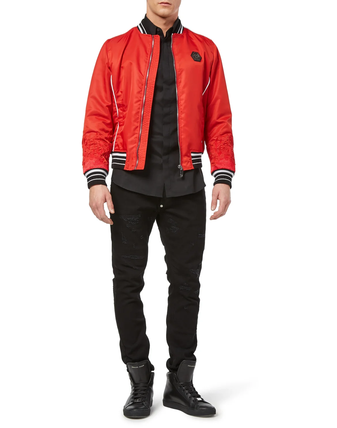 Shirt Platinum Cut LS "Clarence", цвет: Черный