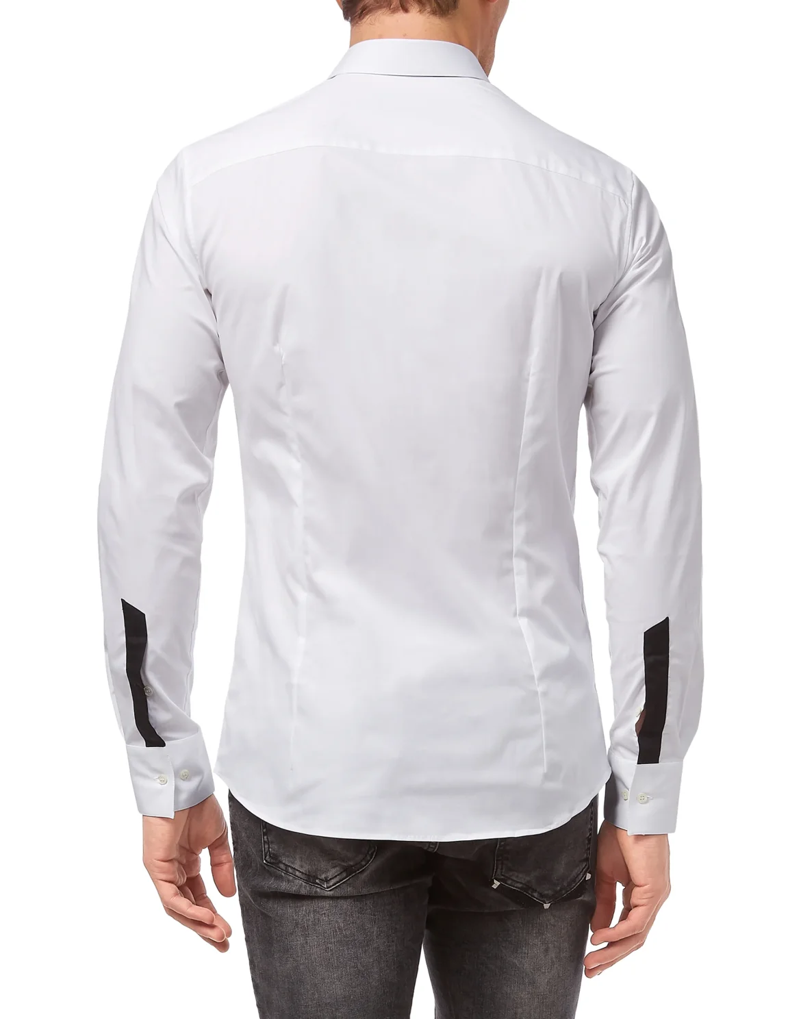 Shirt Platinum Cut LS "Alec", цвет: Белый