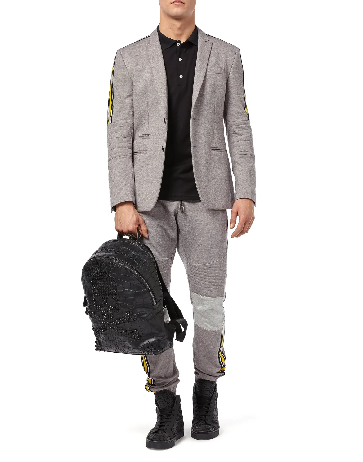 Slim Fit Polo shirt SS "Crazy", цвет: Черный