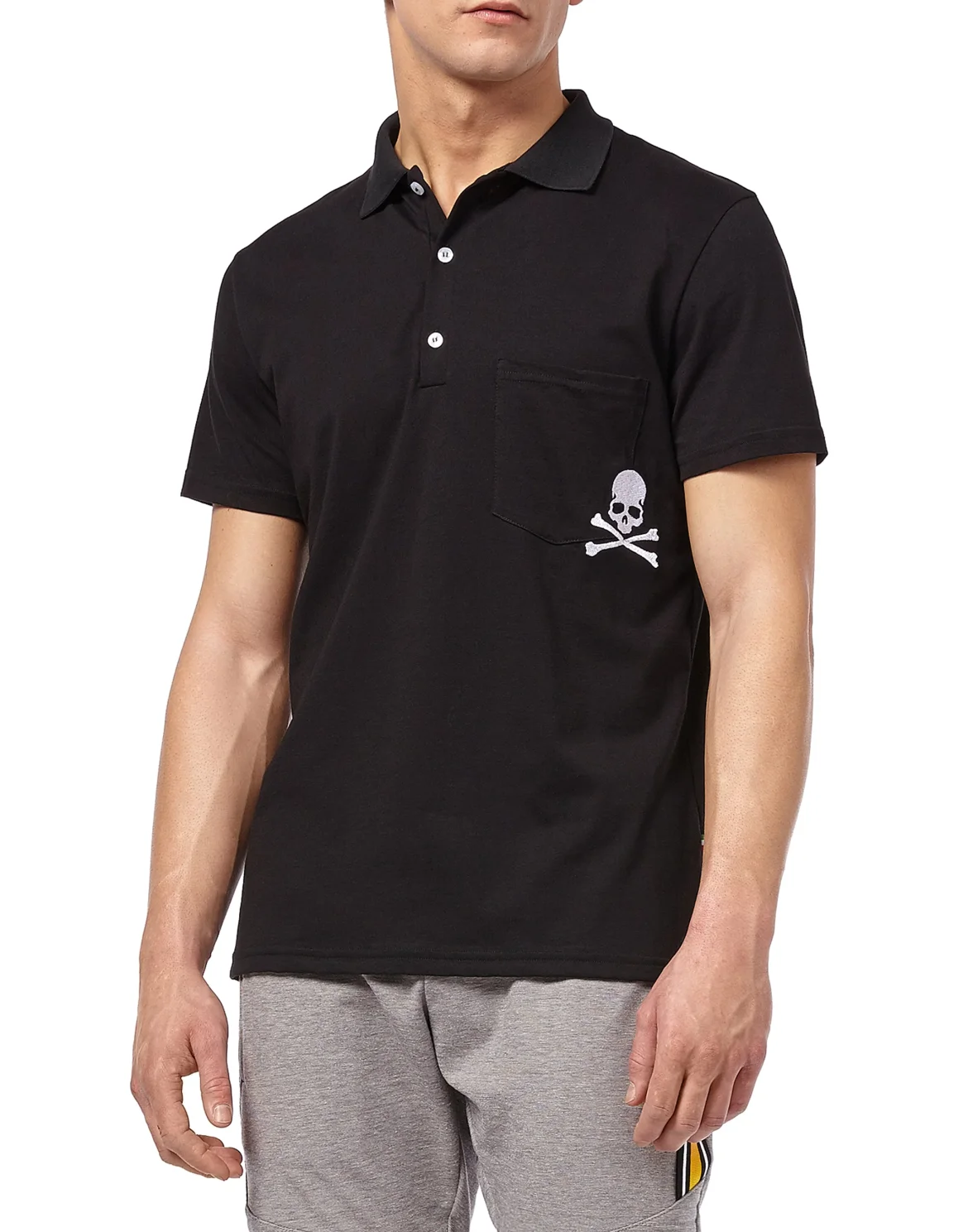 Slim Fit Polo shirt SS "Crazy", цвет: Черный