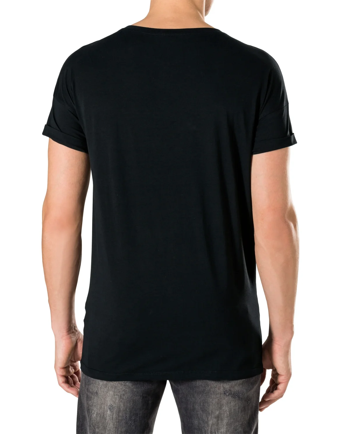 T-shirt Round Neck SS "Plein flames show", цвет: Черный