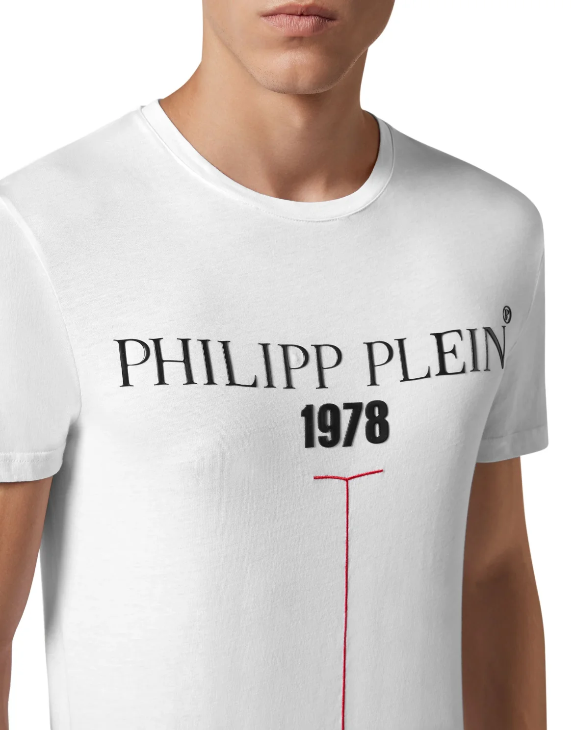 T-shirt Platinum Cut Round Neck PP 1978, цвет: Белый