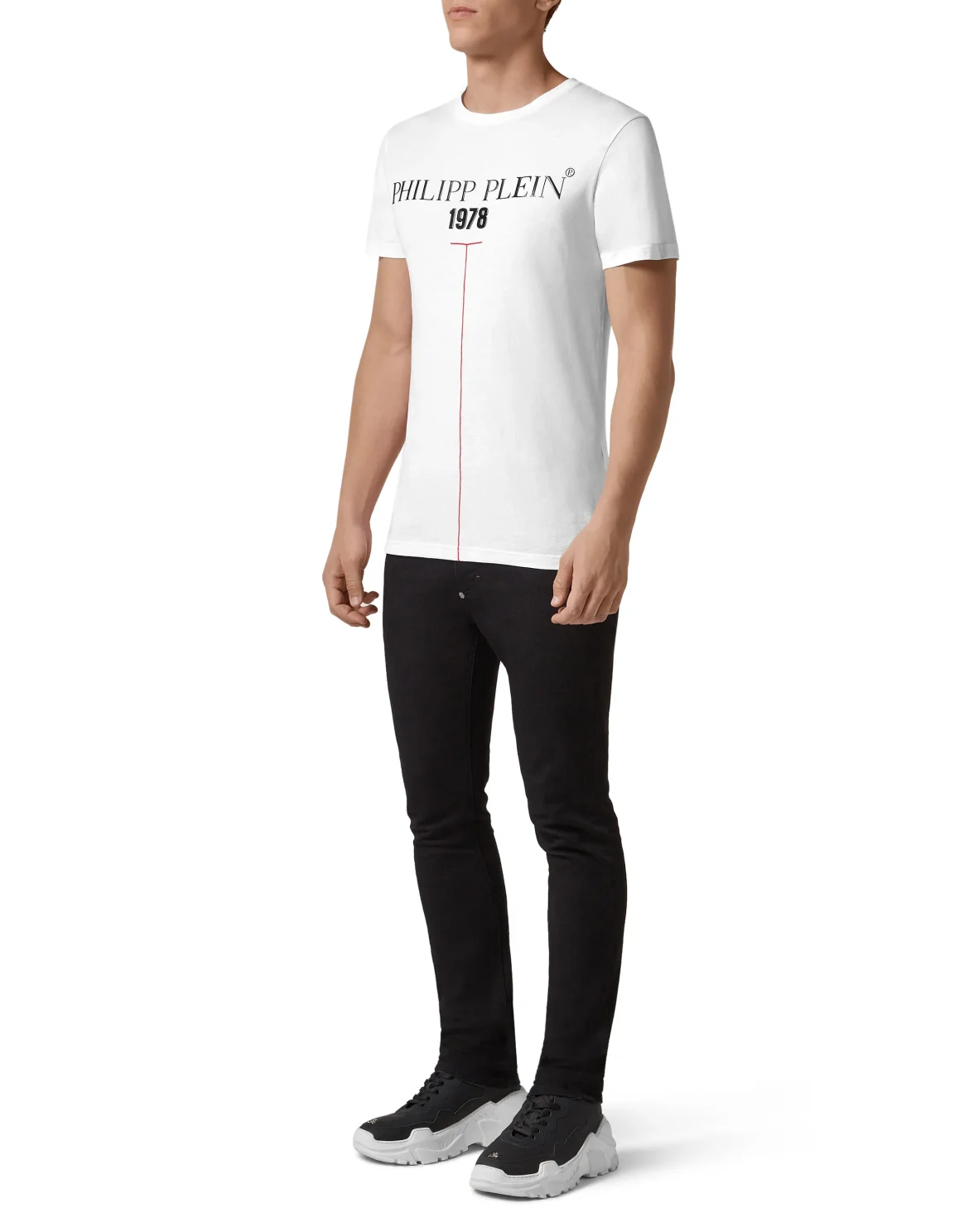 T-shirt Platinum Cut Round Neck PP 1978, цвет: Белый