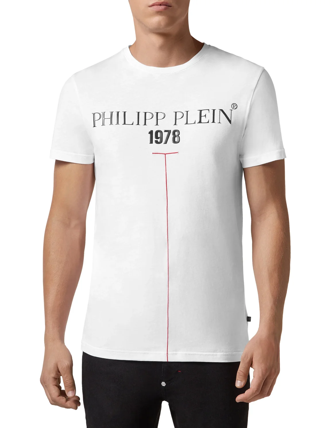 T-shirt Platinum Cut Round Neck PP 1978, цвет: Белый