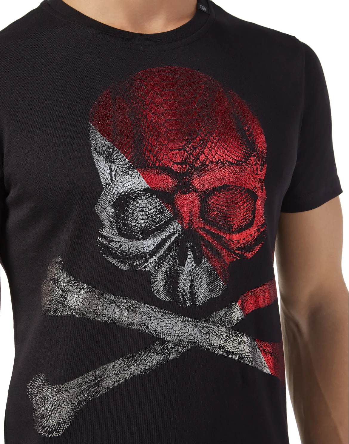 T-shirt Round Neck SS "Back", цвет: Черный