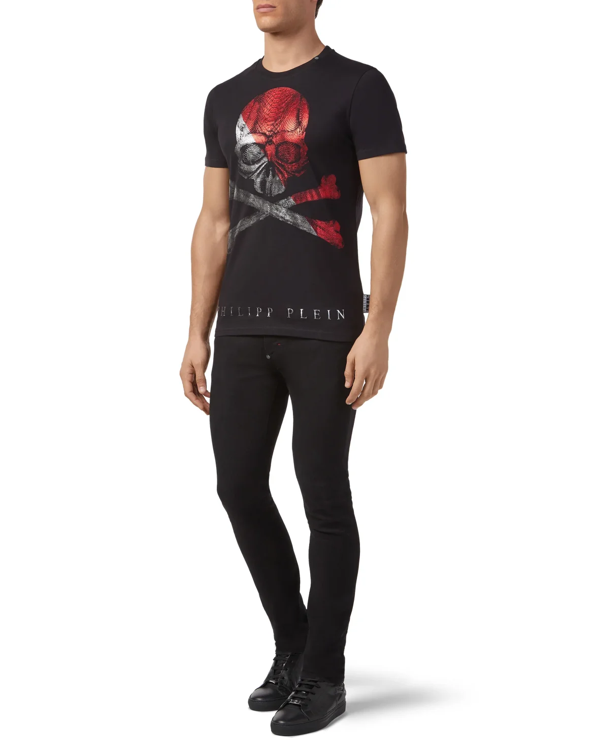 T-shirt Round Neck SS "Back", цвет: Черный