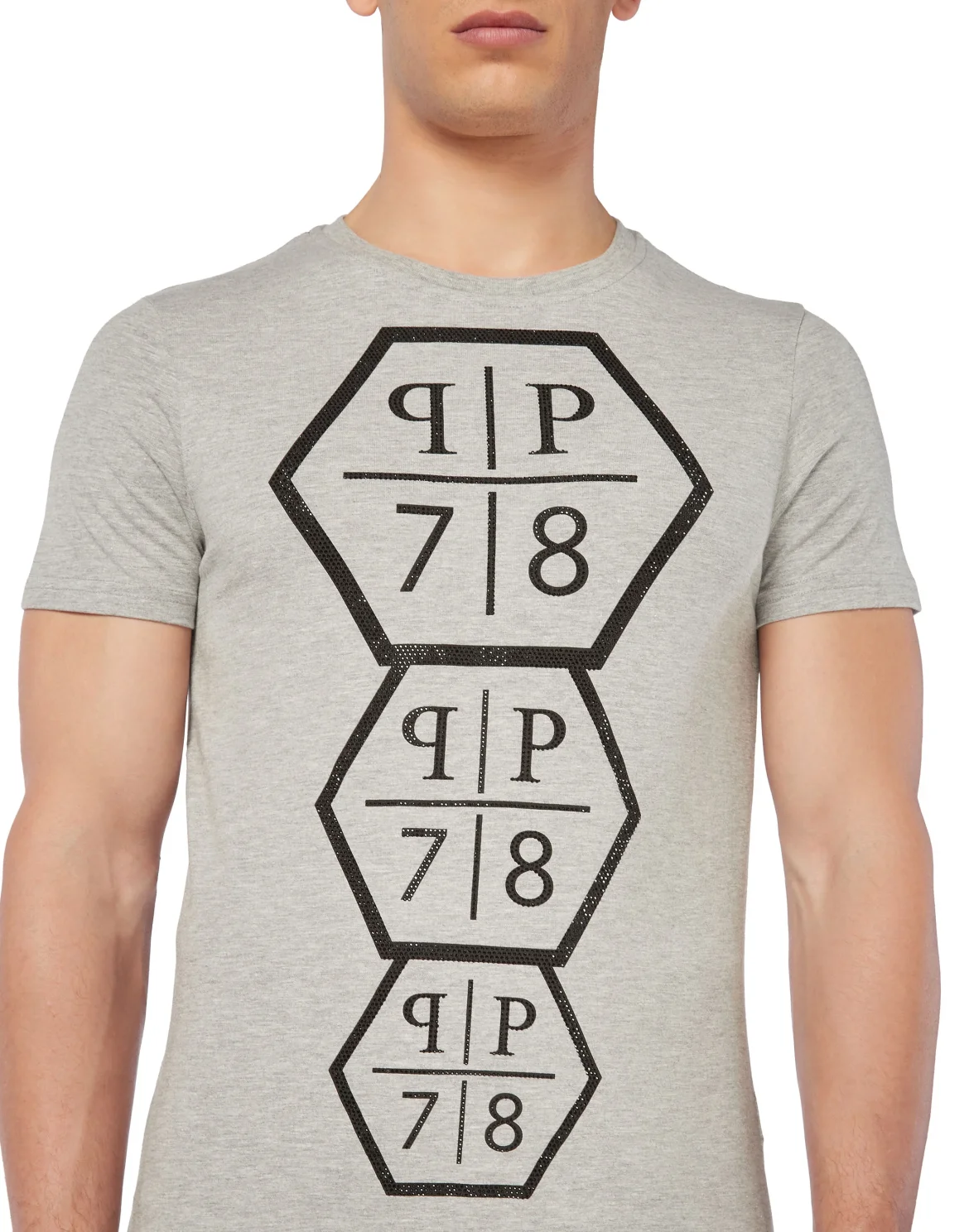 T-shirt Round Neck SS PP78, цвет: Серый