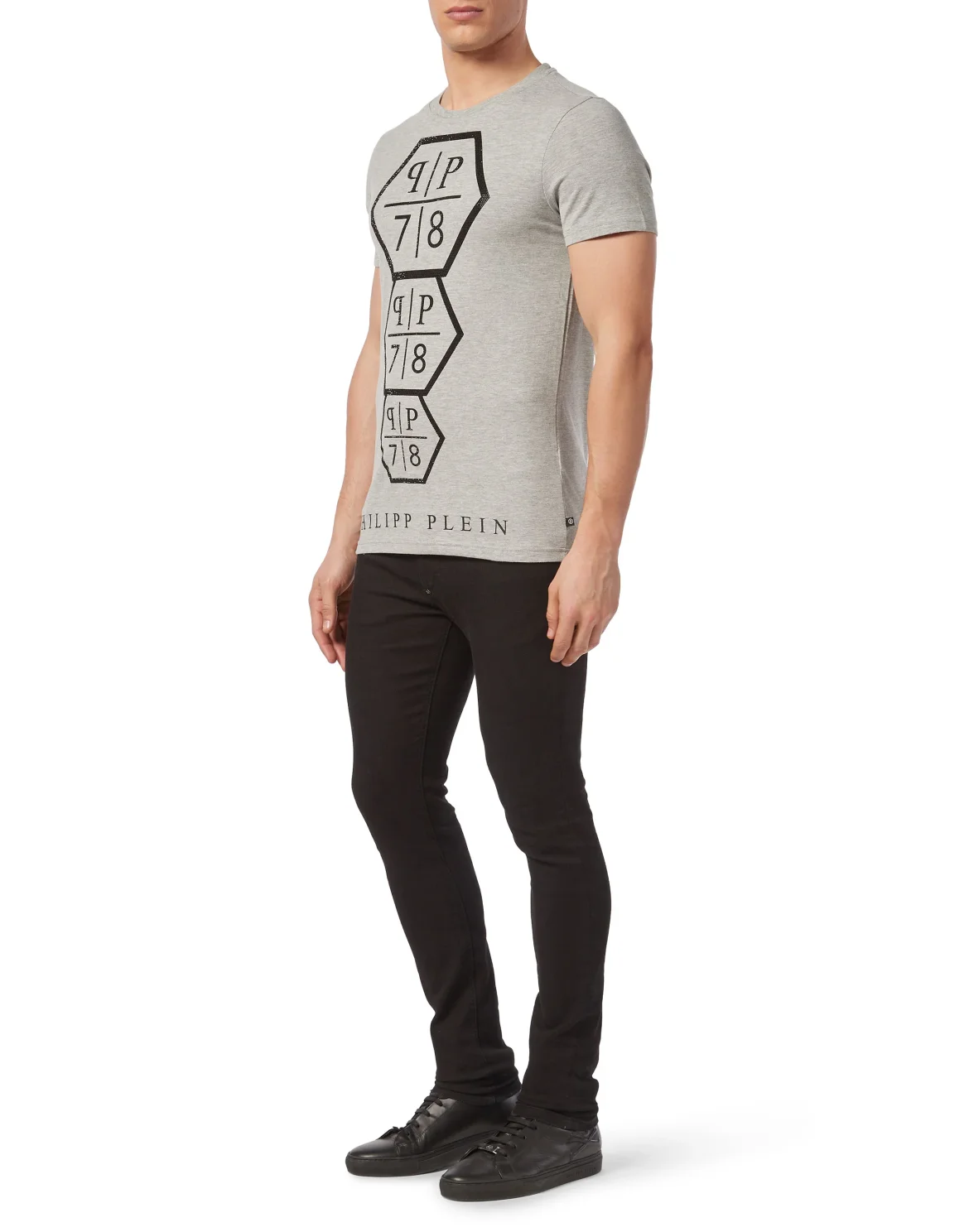 T-shirt Round Neck SS PP78, цвет: Серый