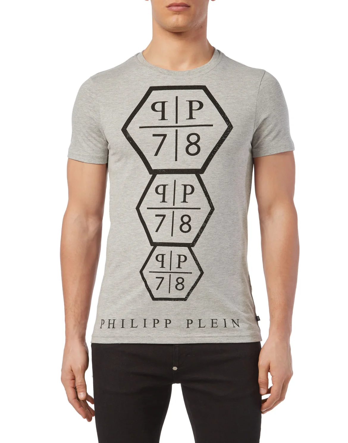 T-shirt Round Neck SS PP78, цвет: Серый