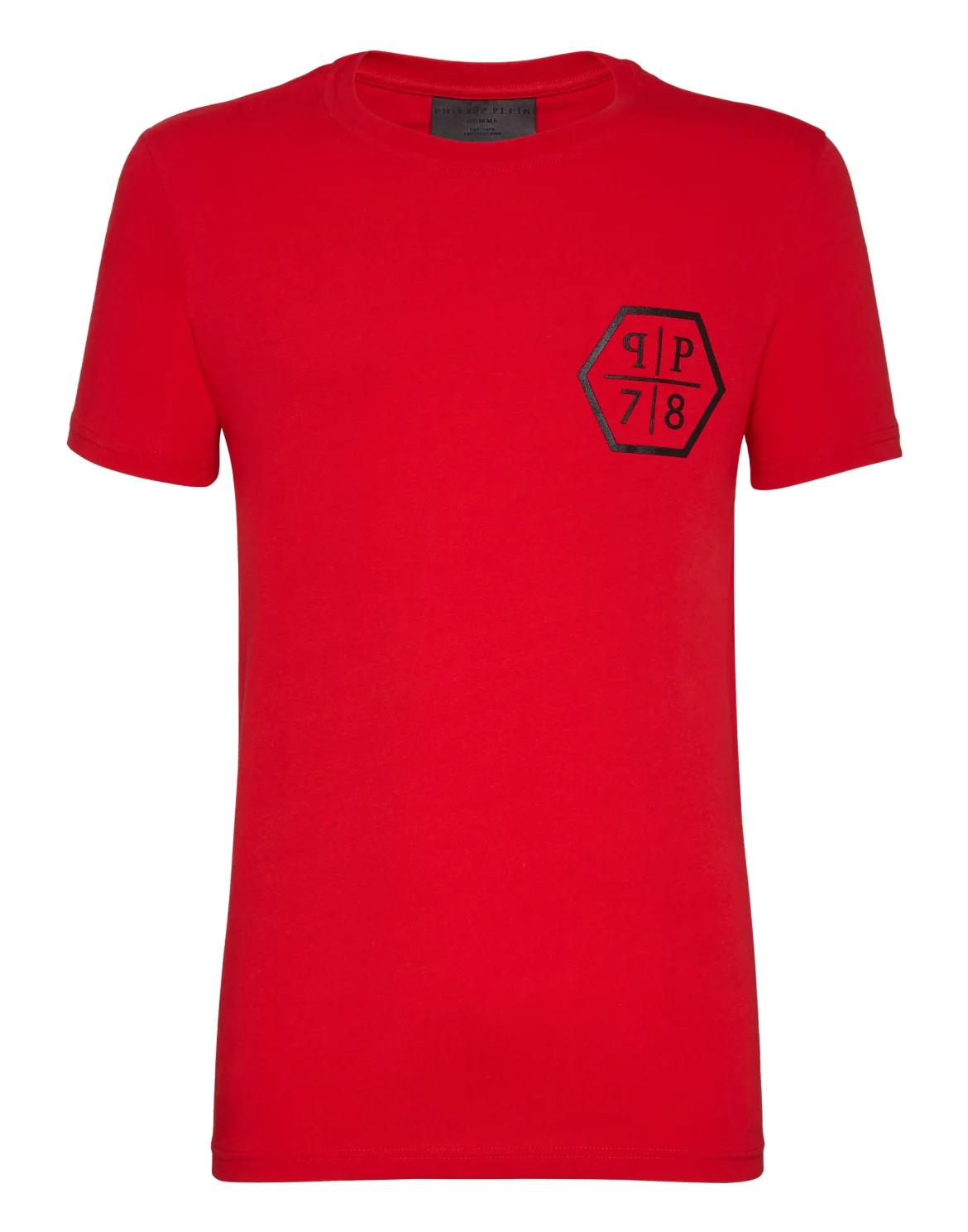 T-shirt Round Neck SS Plein, цвет: Красный