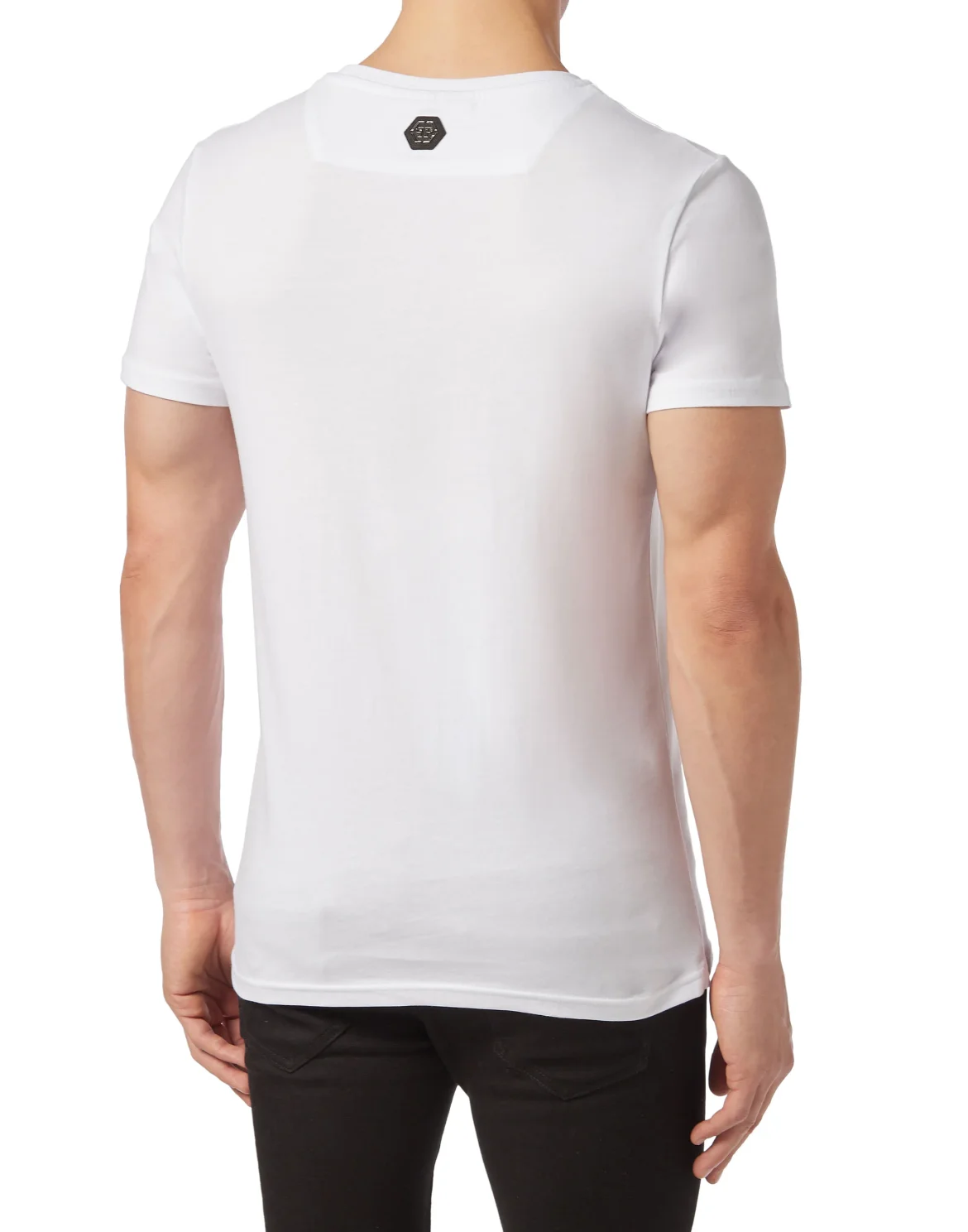T-shirt Round Neck SS Skull, цвет: Белый