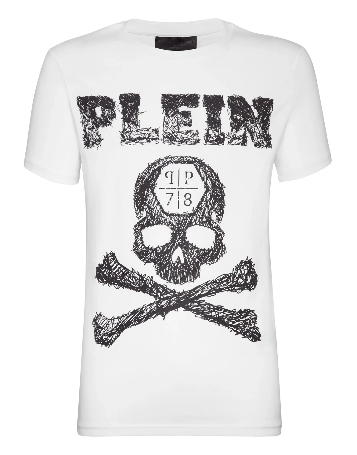 T-shirt Round Neck SS Skull, цвет: Белый