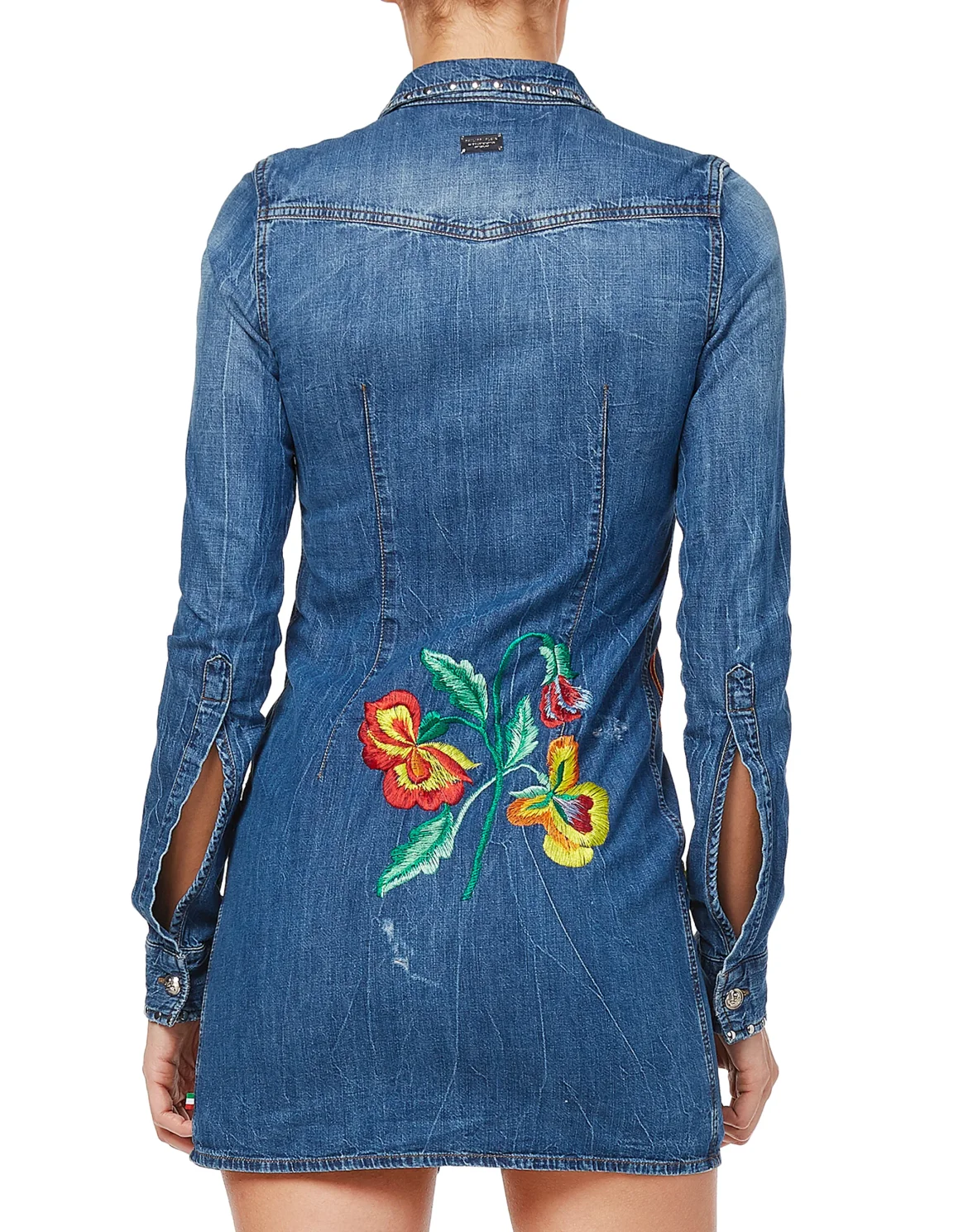 Denim Shirt Dress, цвет: Синий