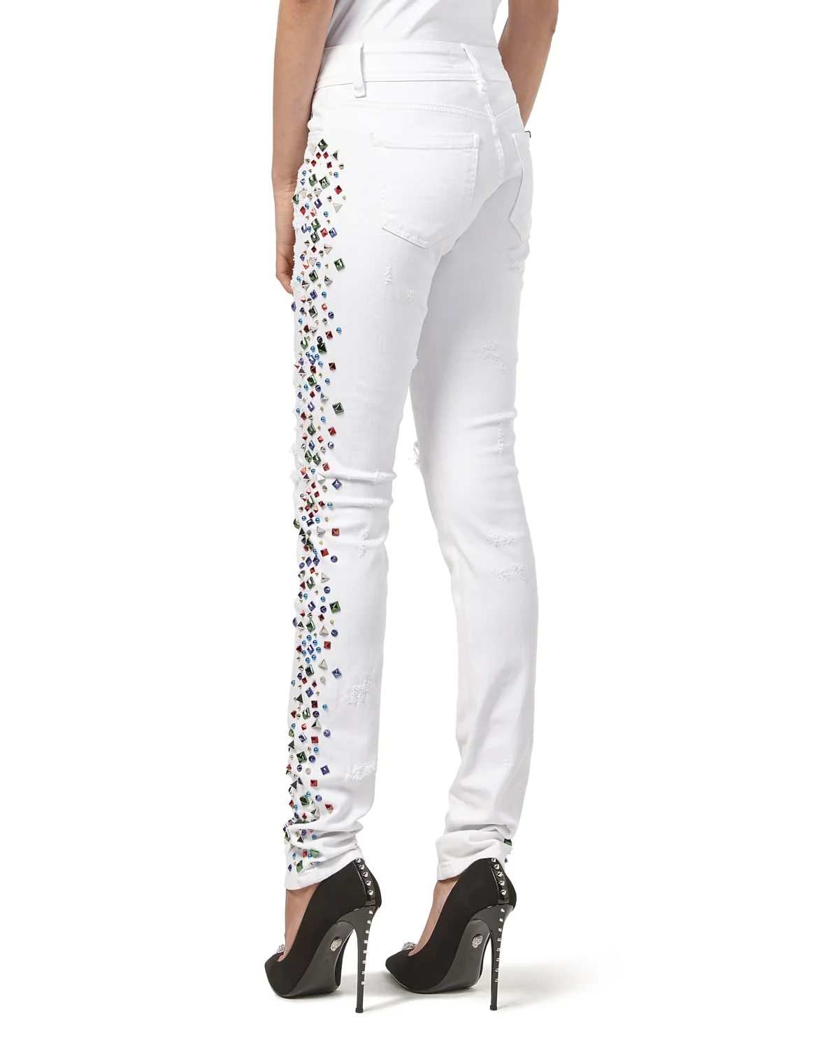 Slim Fit "Stones", цвет: Белый