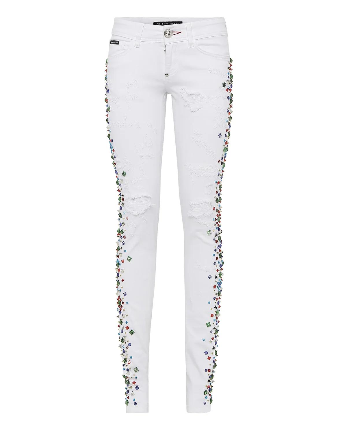 Slim Fit "Stones", цвет: Белый