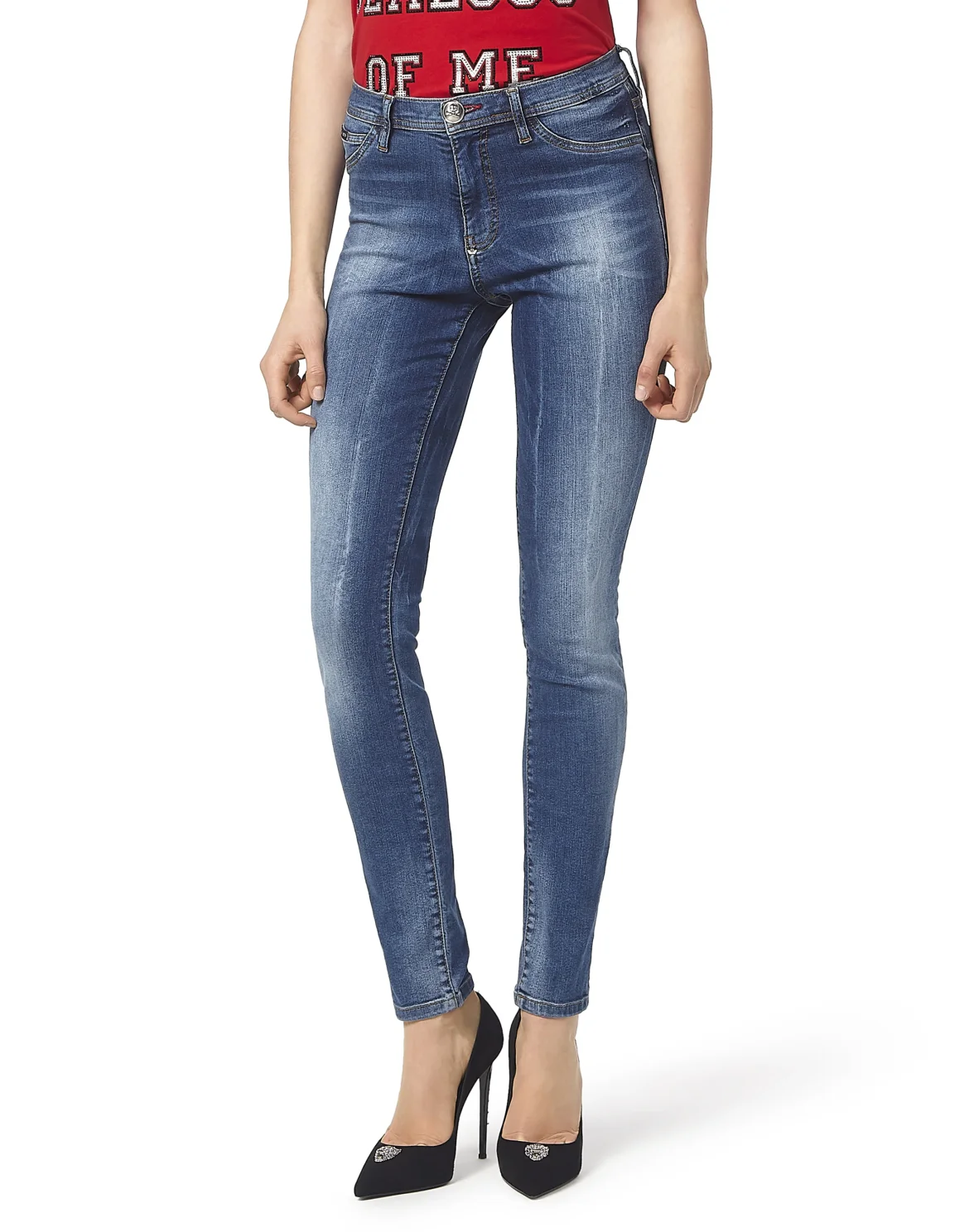 High Waist Jegging "Pop", цвет: Синий