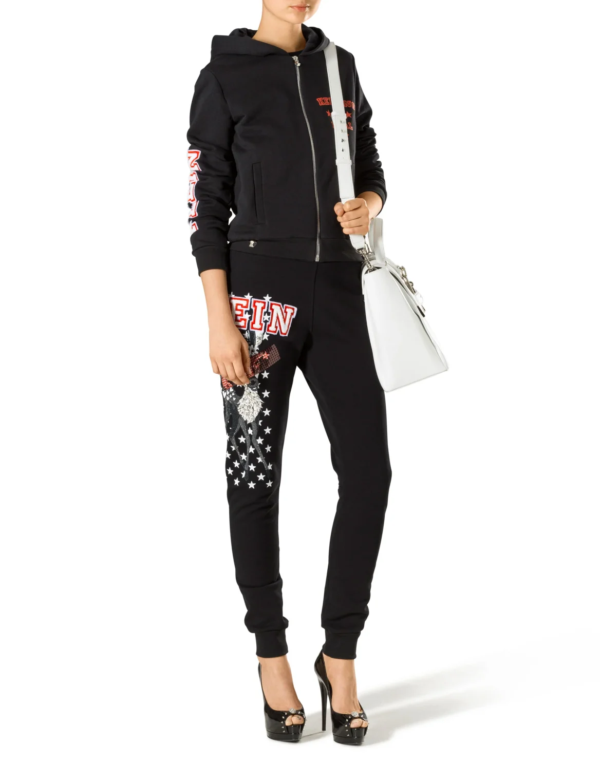 Hoodie Sweatjacket "Watch Me", цвет: Черный