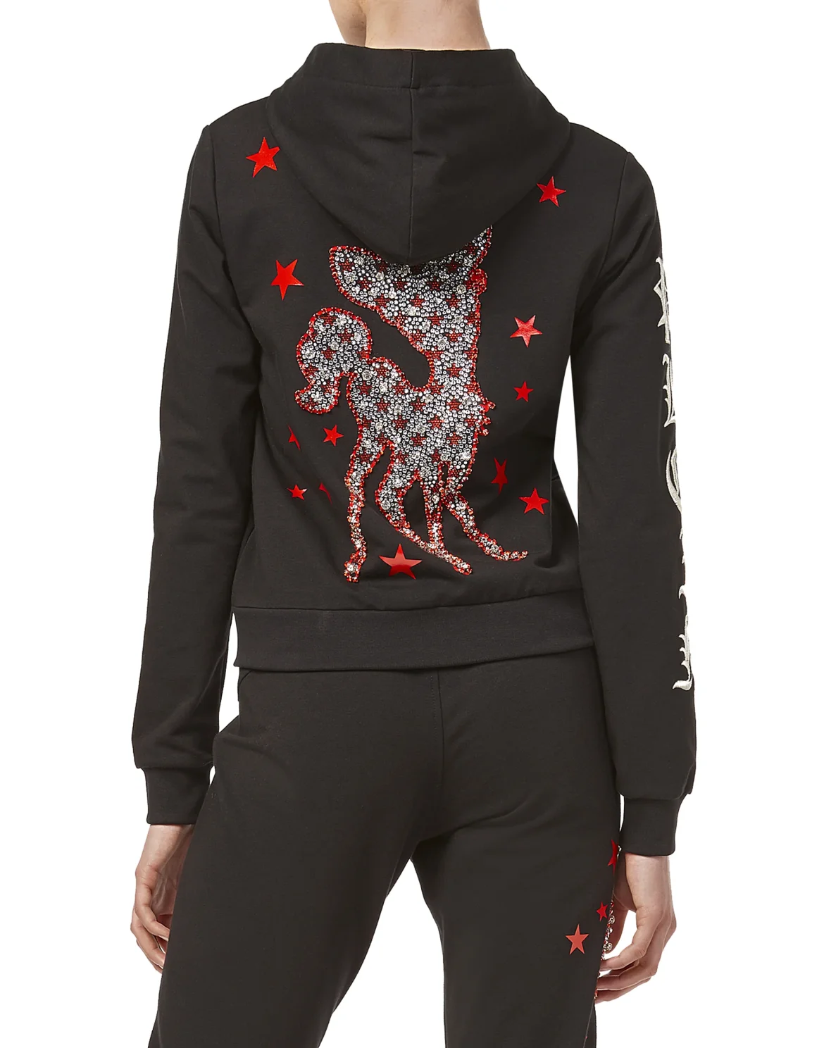 Hoodie Sweatjacket "Say It", цвет: Черный