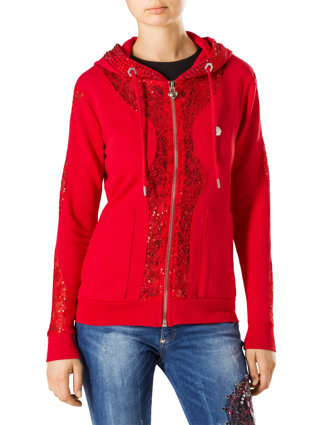 Hoodie Sweatjacket "Remember Me", цвет: Красный