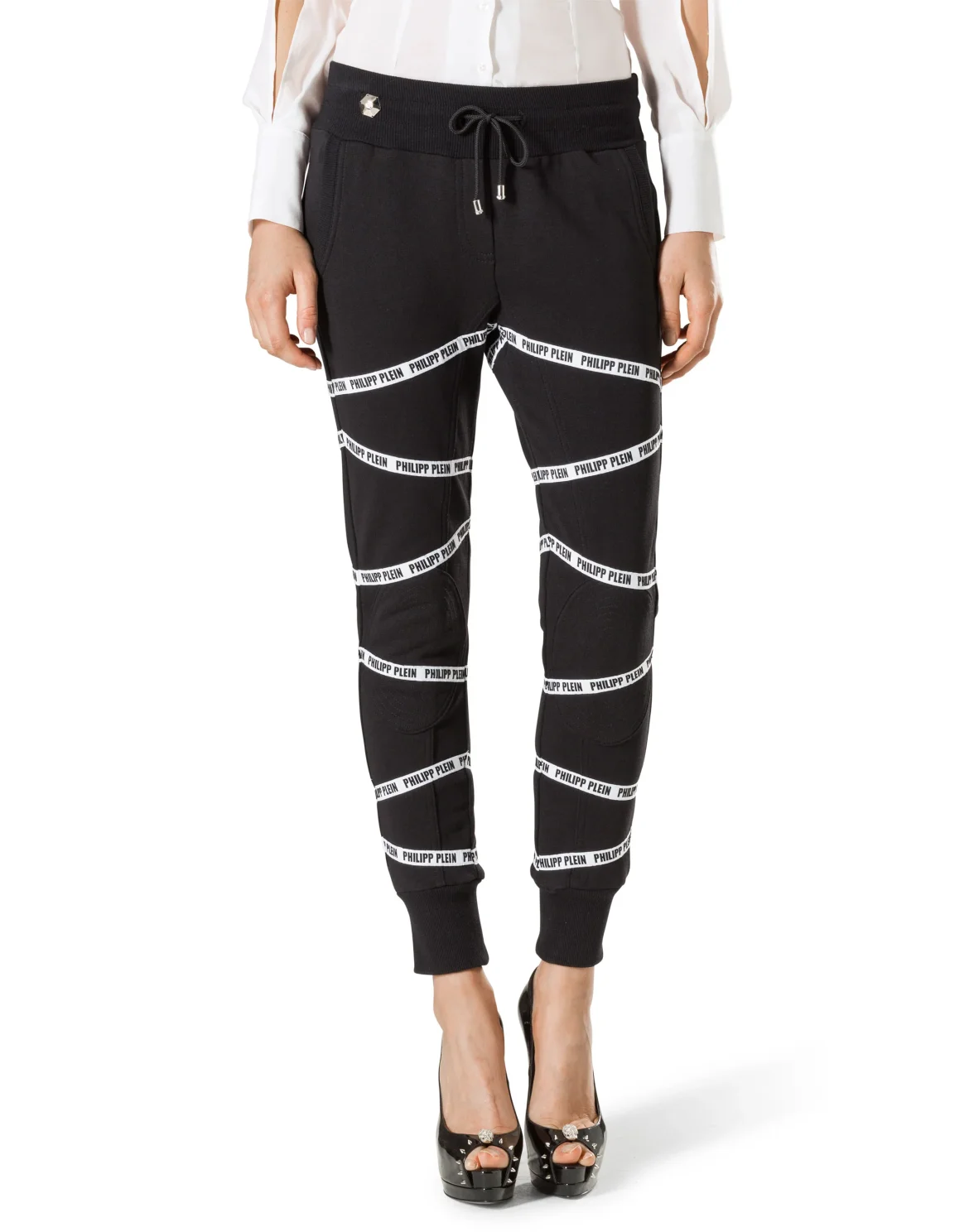 Knit Jogging Trousers "Lena", цвет: Черный