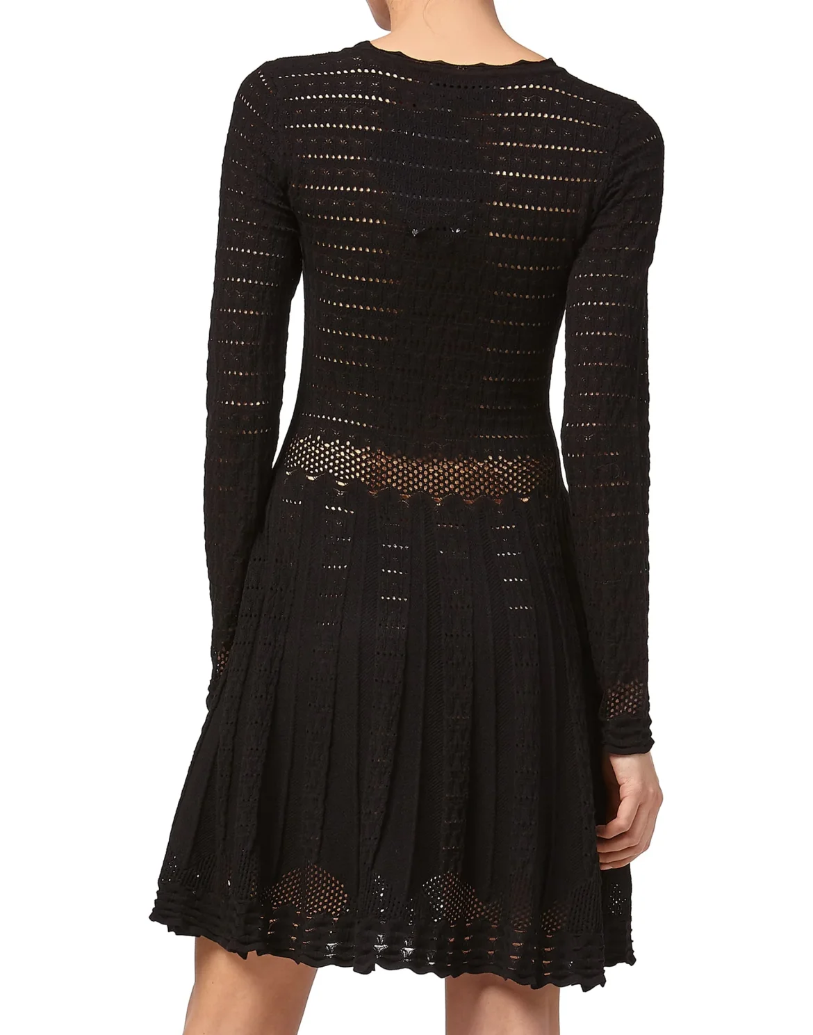 Knit Day Dress "Simona", цвет: Черный