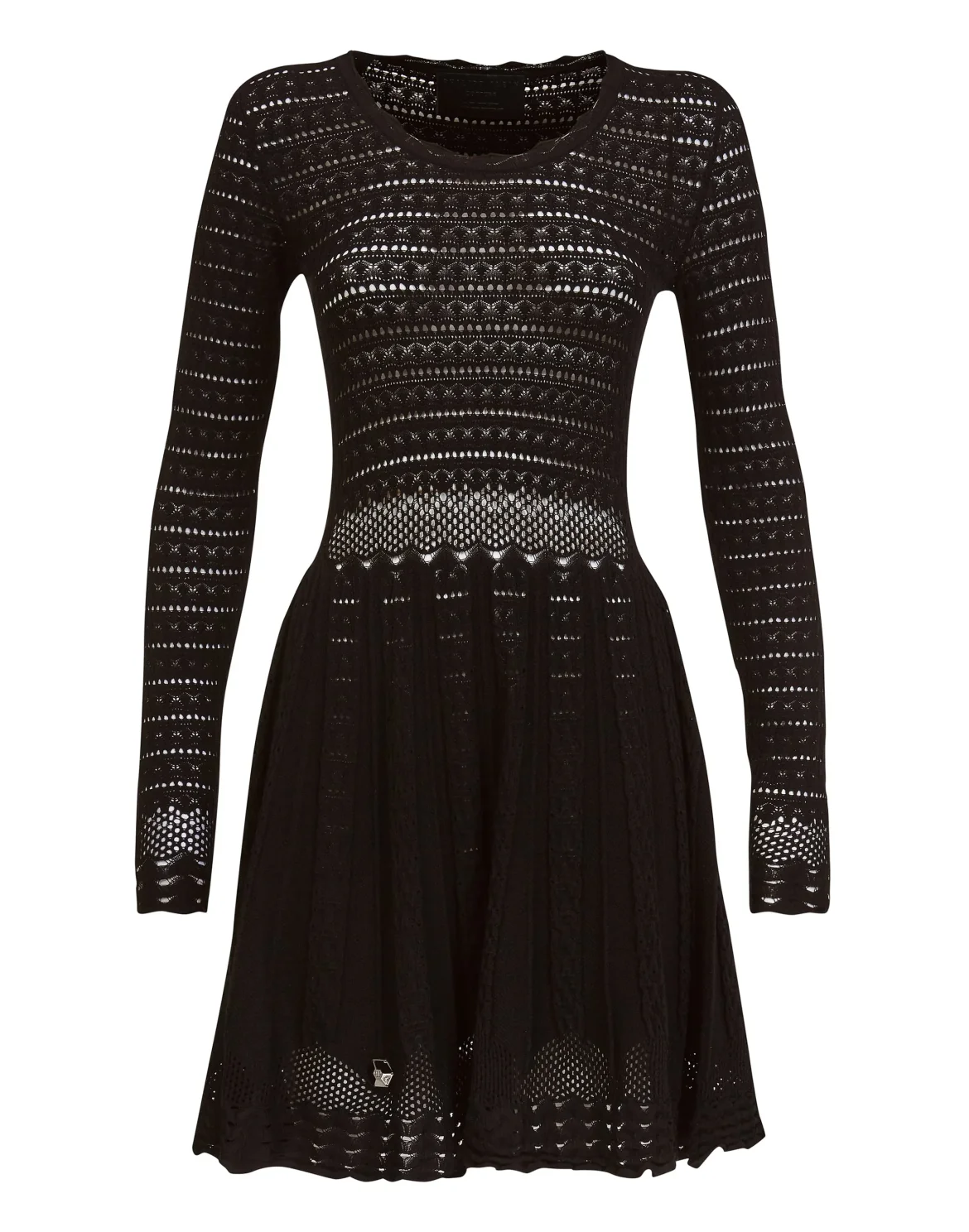Knit Day Dress "Simona", цвет: Черный