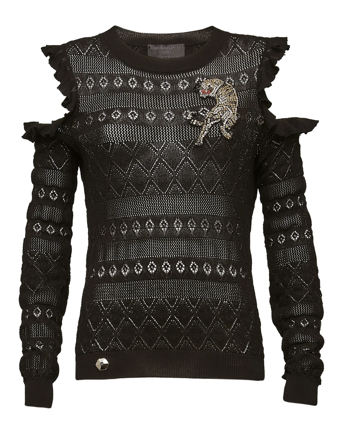 Pullover Round Neck LS "Doing Shots", цвет: Черный
