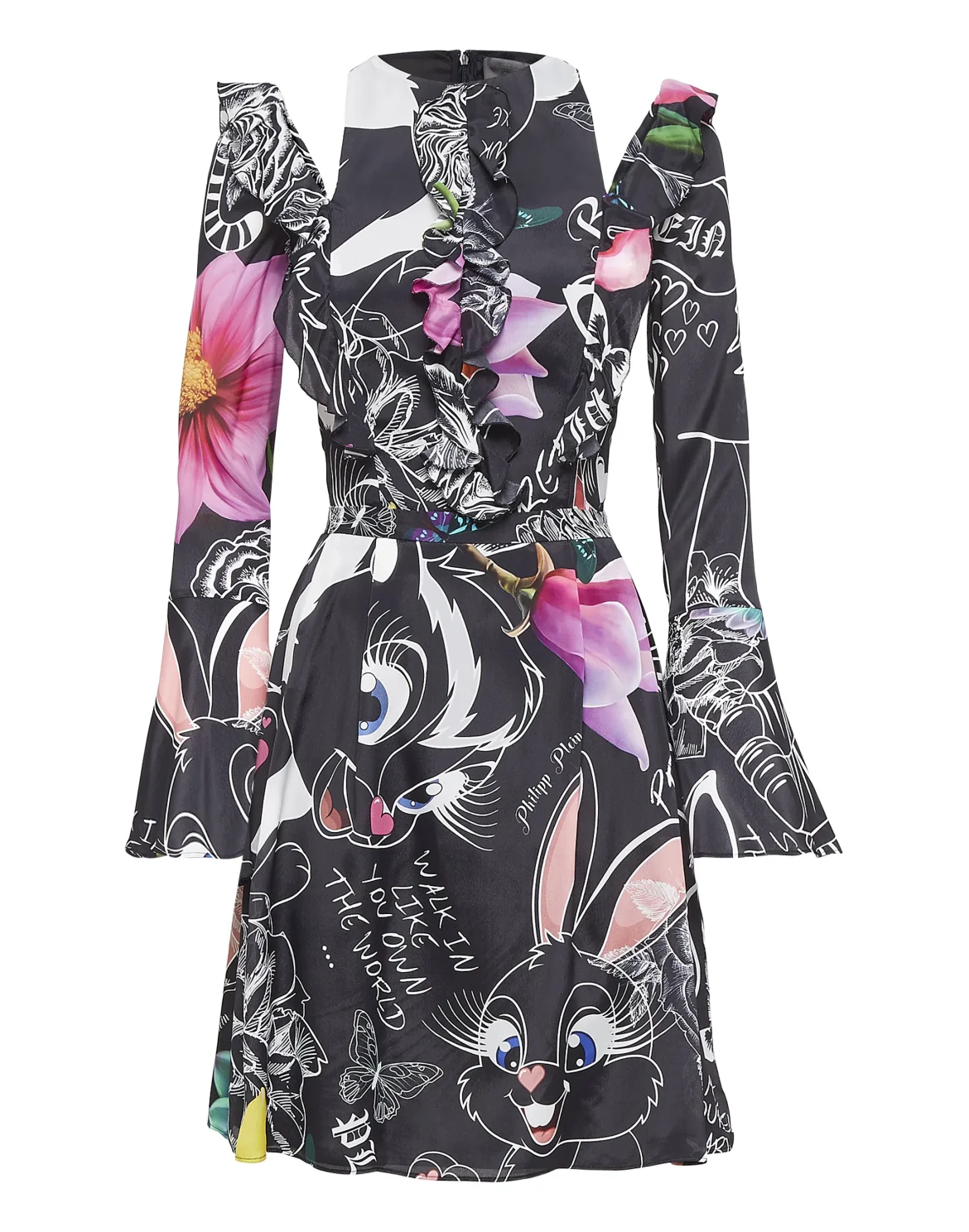 Short Dress "Blue Skin", цвет: Черный