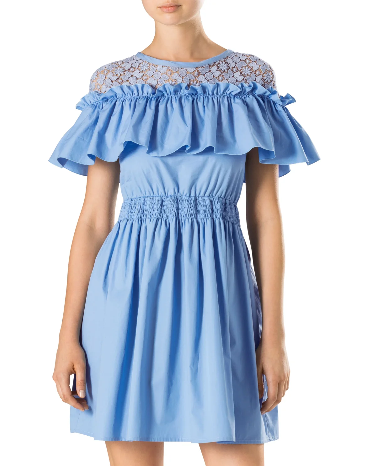 Short Dress "Put your arms around it", цвет: Голубой