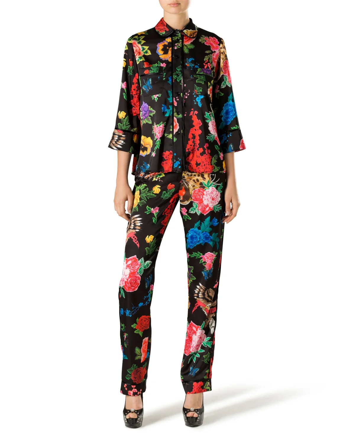 Top/Trousers "Amerian", цвет: Черный