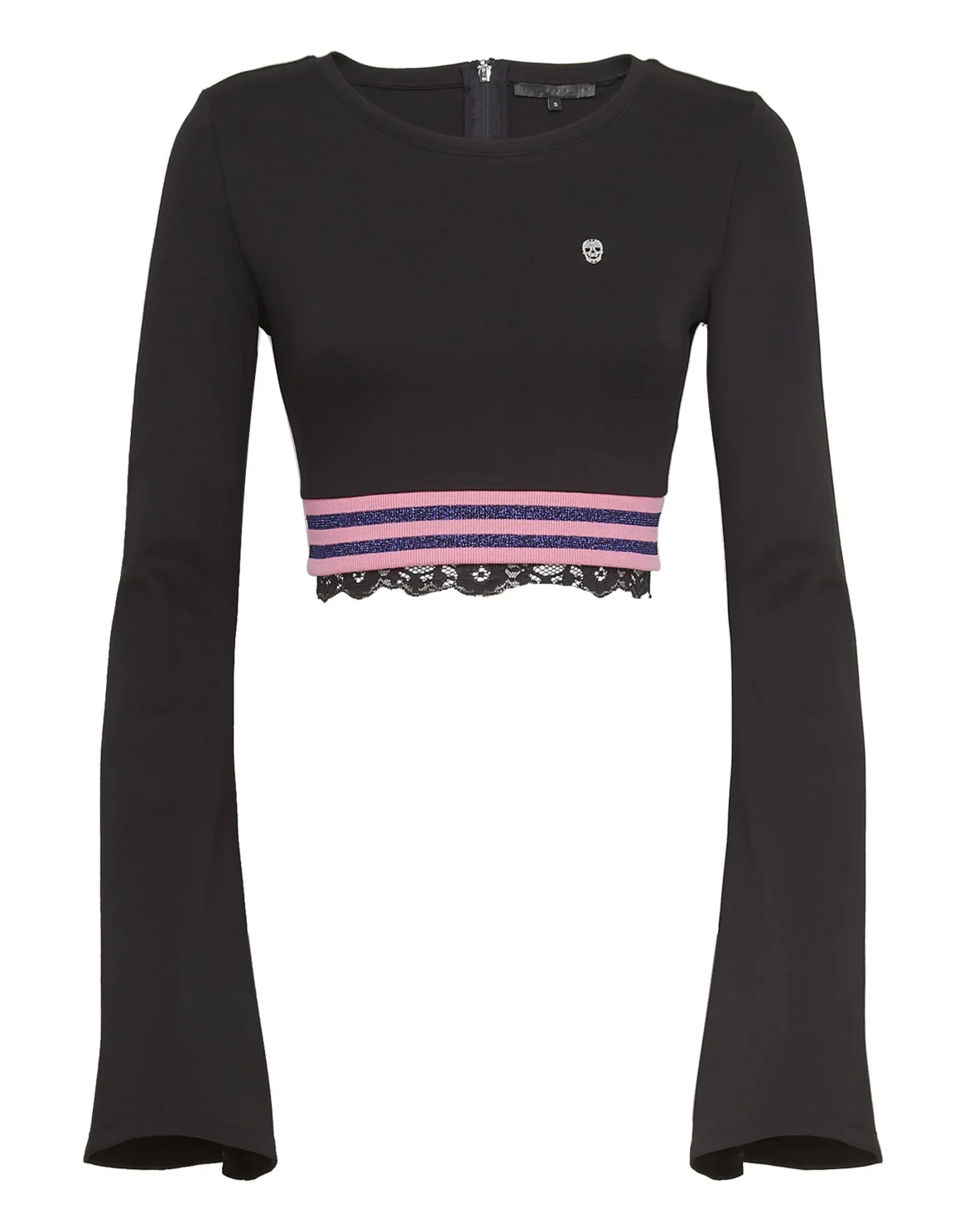 T-Shirt Round Neck LS "Run the World", цвет: Черный
