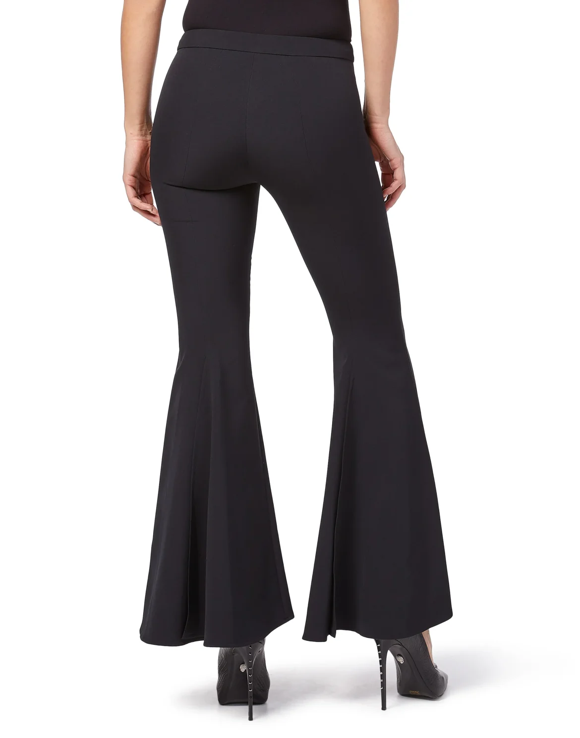 Flare Trousers "Just say yes", цвет: Черный