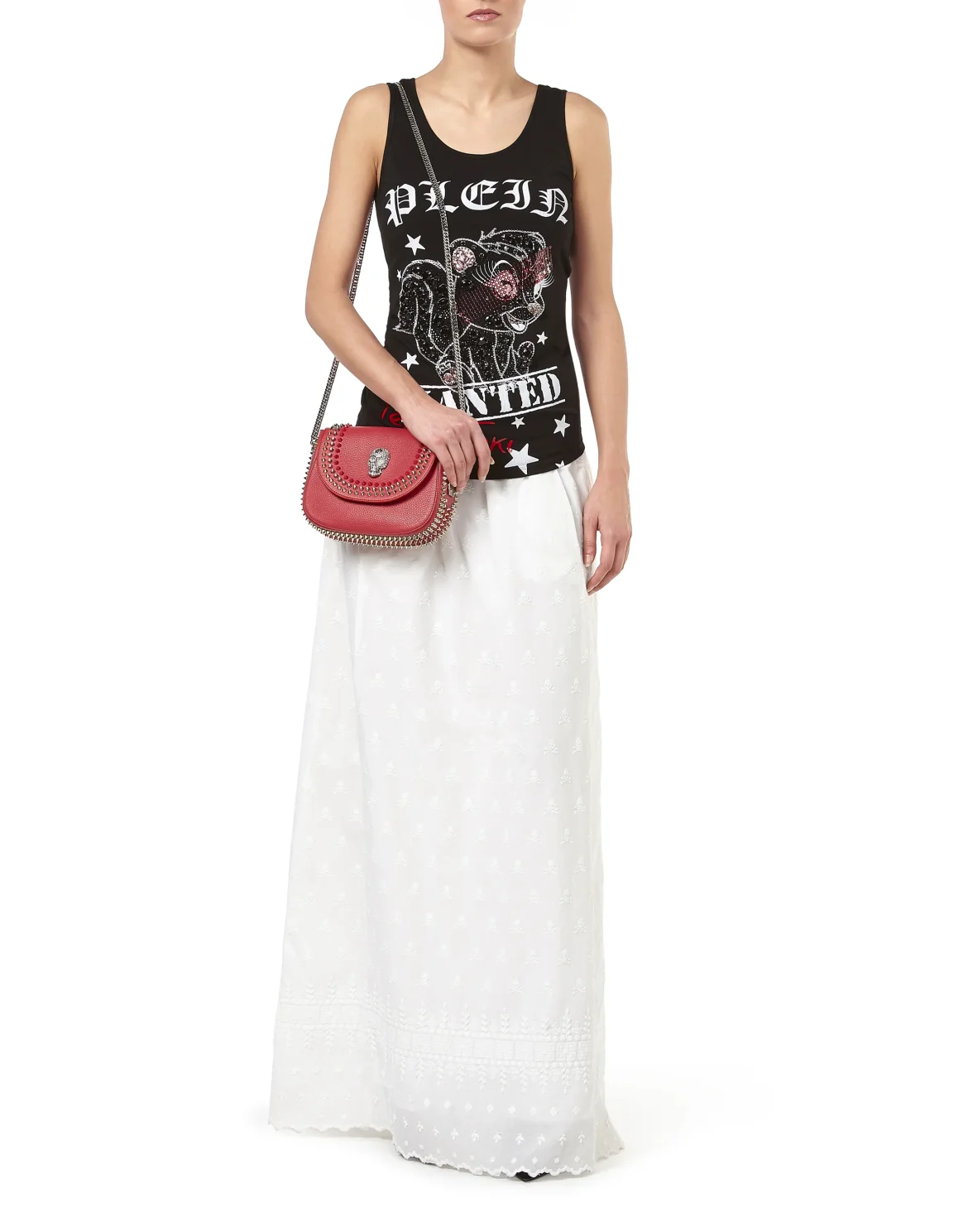 Long Skirt "Camelia", цвет: Белый