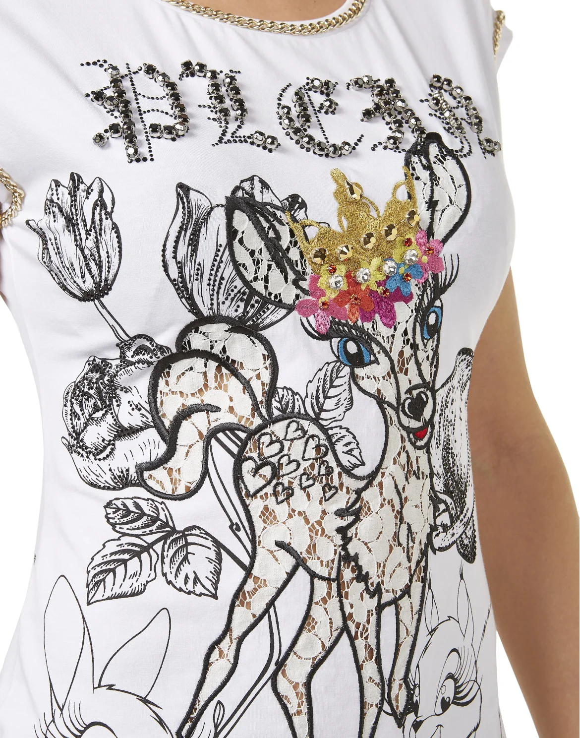 T-Shirt Long Dresses "No Role", цвет: Белый