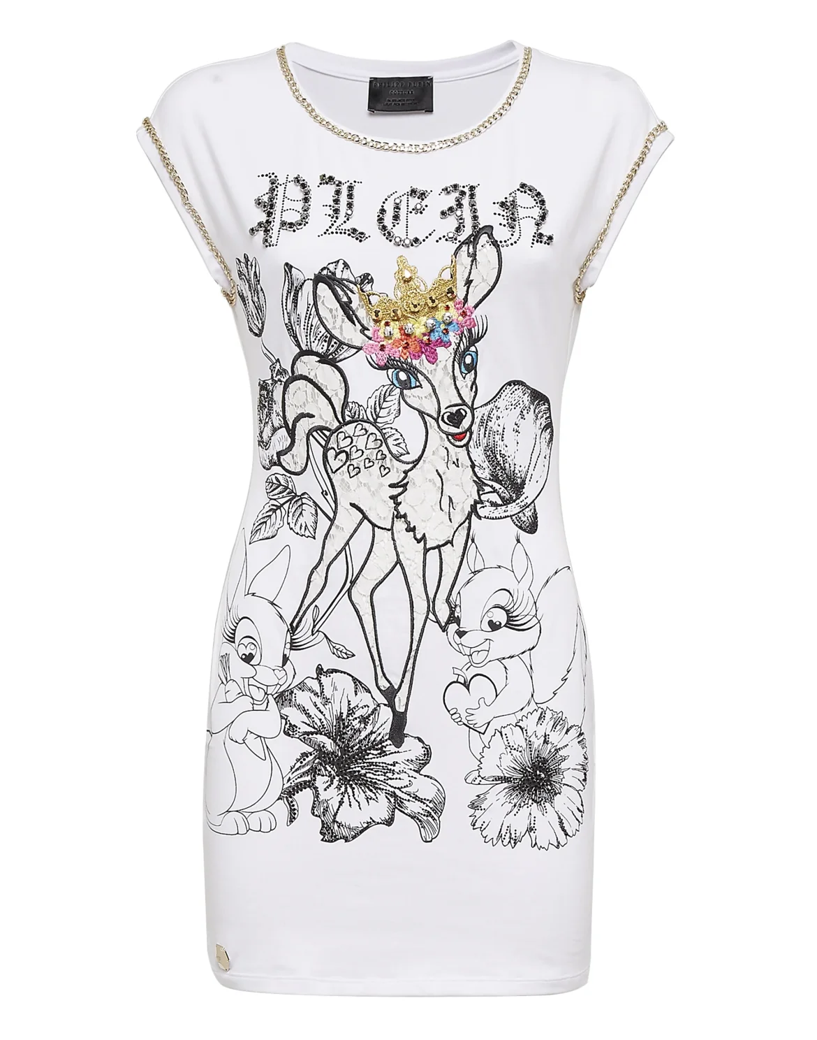 T-Shirt Long Dresses "No Role", цвет: Белый