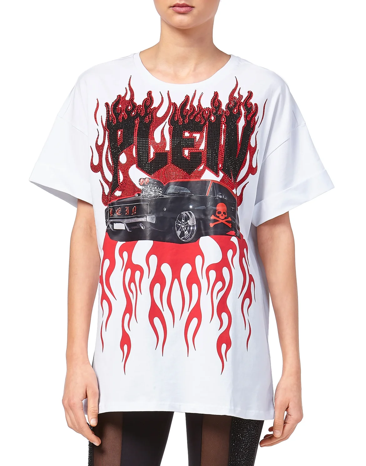 T-shirt Round Neck SS "Bring The Action" Boyfriend, цвет: Белый