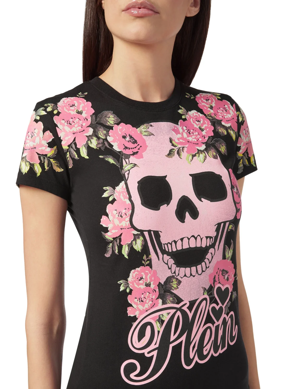 T-shirt Round Neck SS "Skull", цвет: Черный