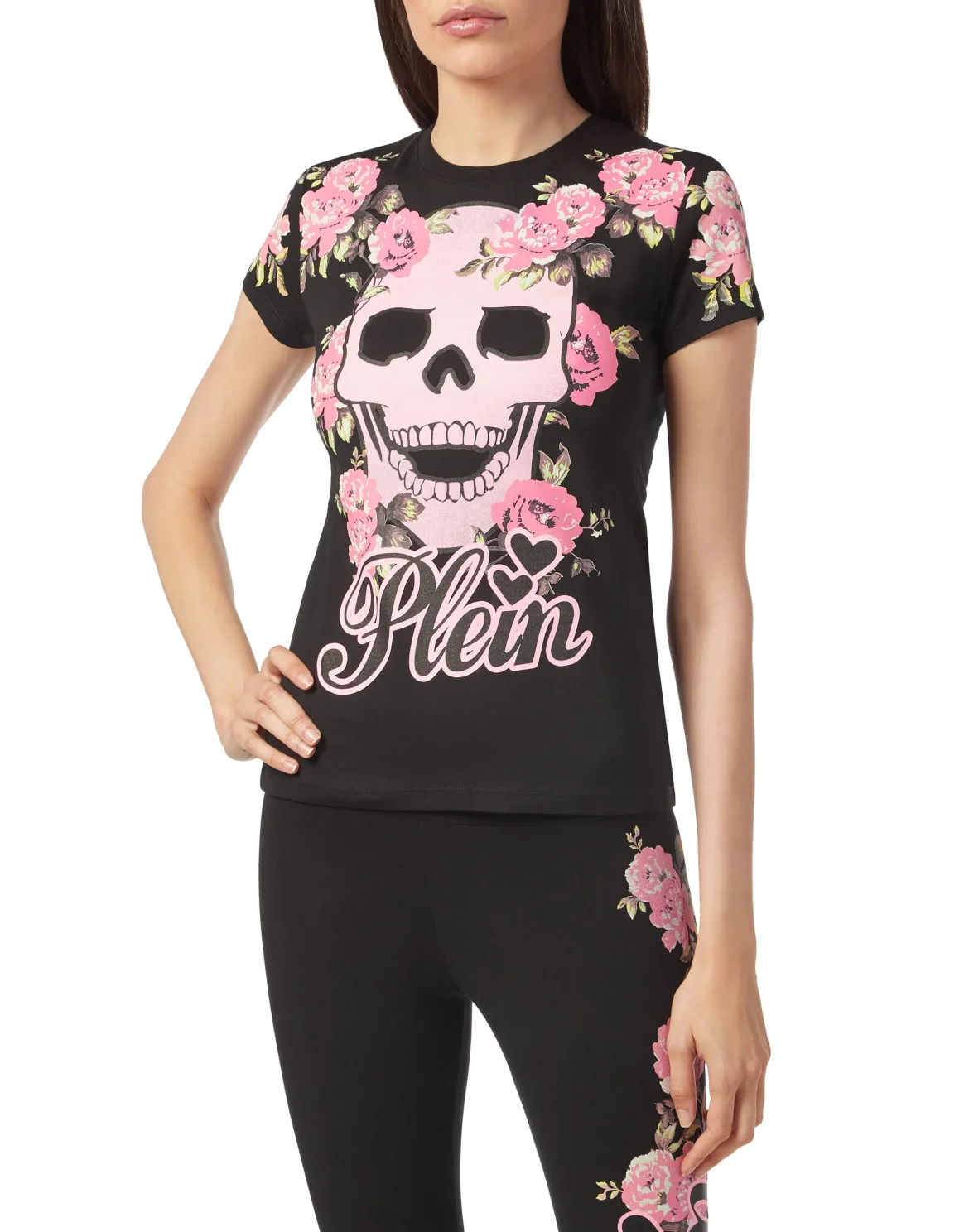 T-shirt Round Neck SS "Skull", цвет: Черный